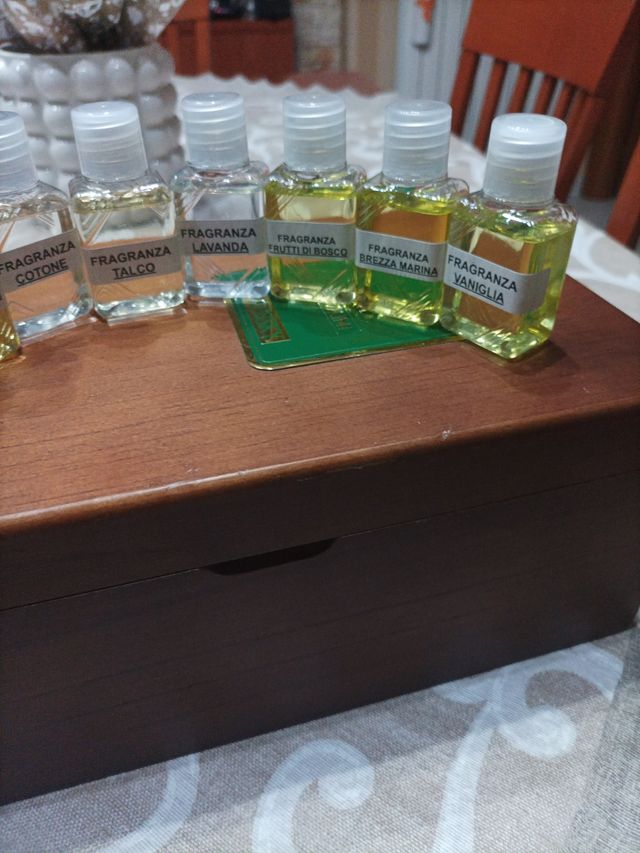 3 bottiglie fragranza per cera 