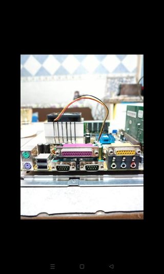 Placa base vintage para PC.