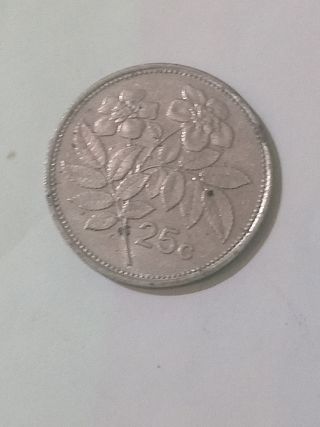 25 centesimi del 1986 Republica di malt