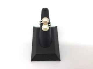 anillo oro 18k con piedra con perla