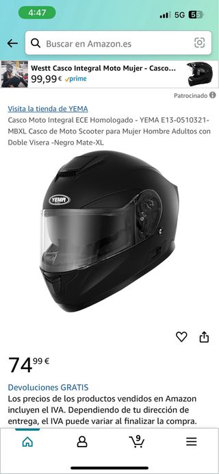 cascos integrales de moto
