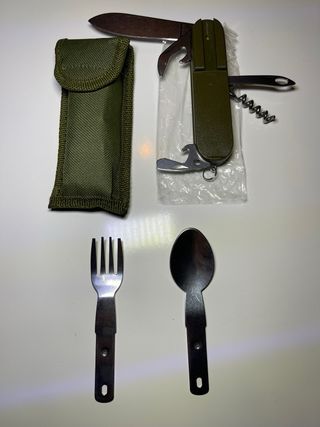 Vajilla multifuncional 7 en 1 para exteriores