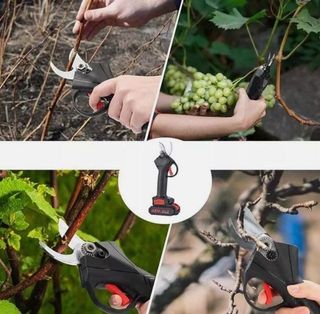 Forbice Potatura 2Batterie + Motosega Giardinaggio