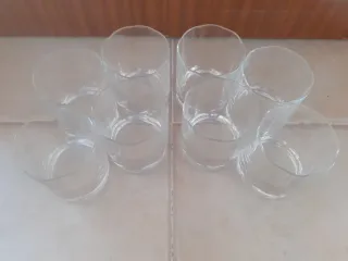 8 Vasos de cristal