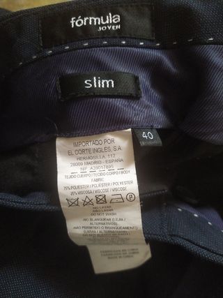 Traje completo El Corte Inglés
