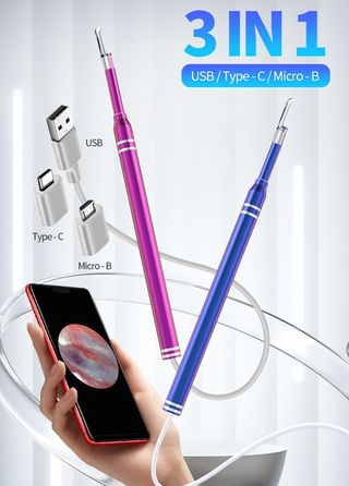 otoscopio cámara para inspección y limpieza oídos