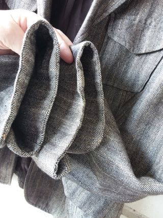 Chaqueta mujer ligera lino, lana, Trucco T.42 apro