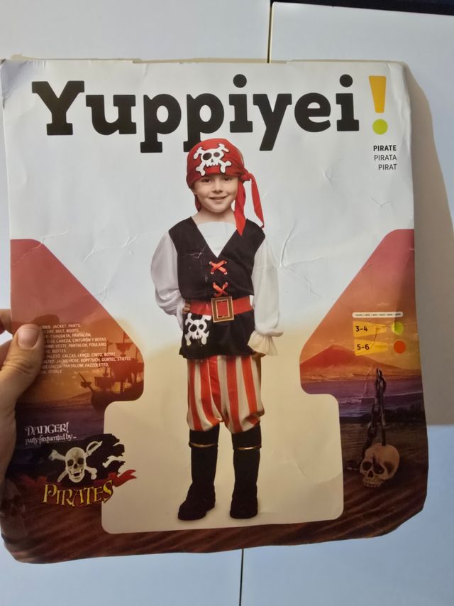 Disfraz pirata 5-6 años