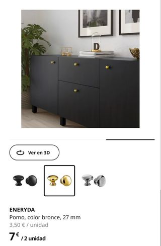 Pomos Eneryda Ikea