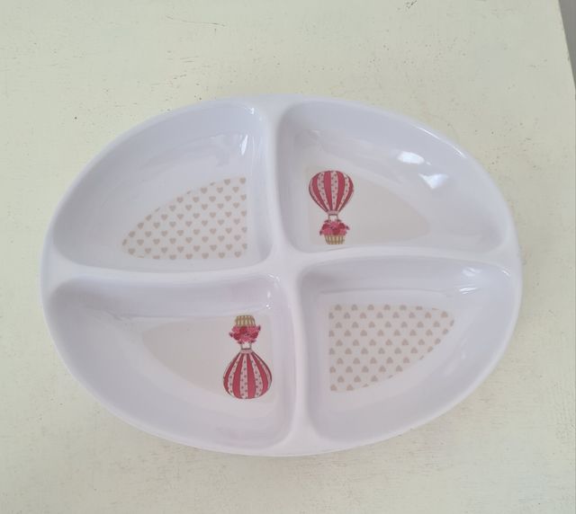 Vassoio ovale con scomparti