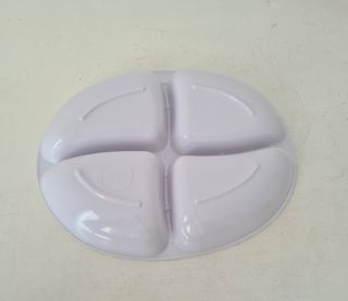 Vassoio ovale con scomparti