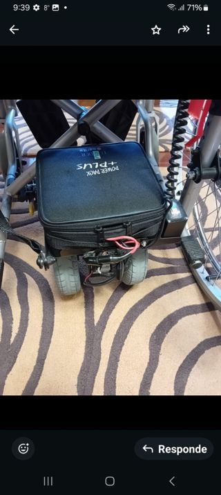 Motor auxiliar para silla de ruedas