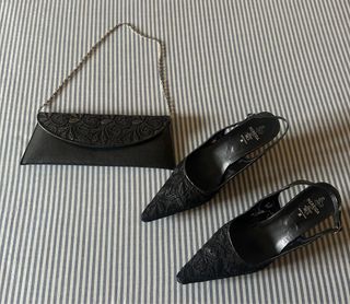 Zapatos y bolso de fiesta