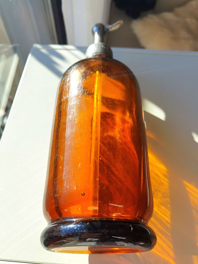 Antiguo Sifón de Colección Marrón. Navàs.