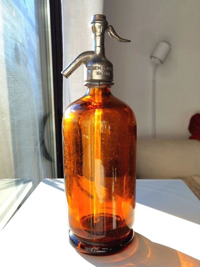 Antiguo Sifón de Colección Marrón. Navàs.