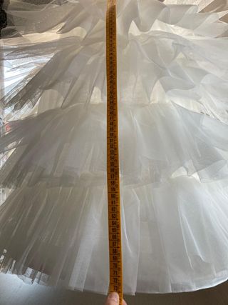 Traje fallera niña 5-6 años. Cancán,manteletas y m