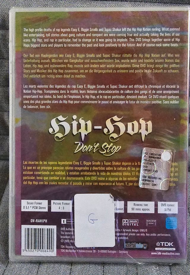 DVD musicale Hip-Hop don't stop