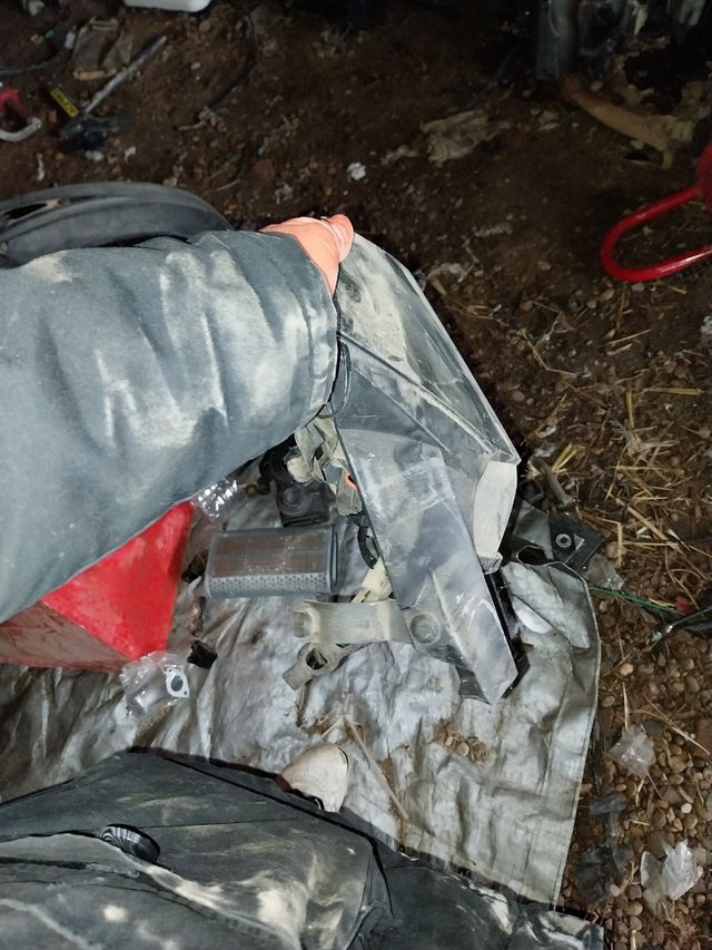 Careta y guardabarros gas gas 2009