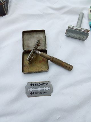 Antiguas máquinas de afeitar