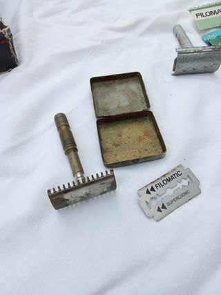 Antiguas máquinas de afeitar