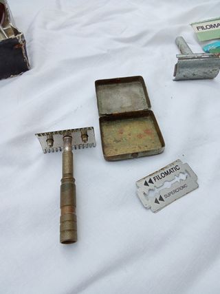 Antiguas máquinas de afeitar