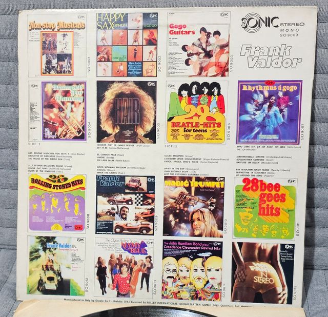 LP 33 giri Frank Valdor Trumpet party