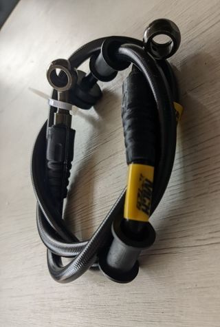 Latiguillo metalico de freno universal para moto