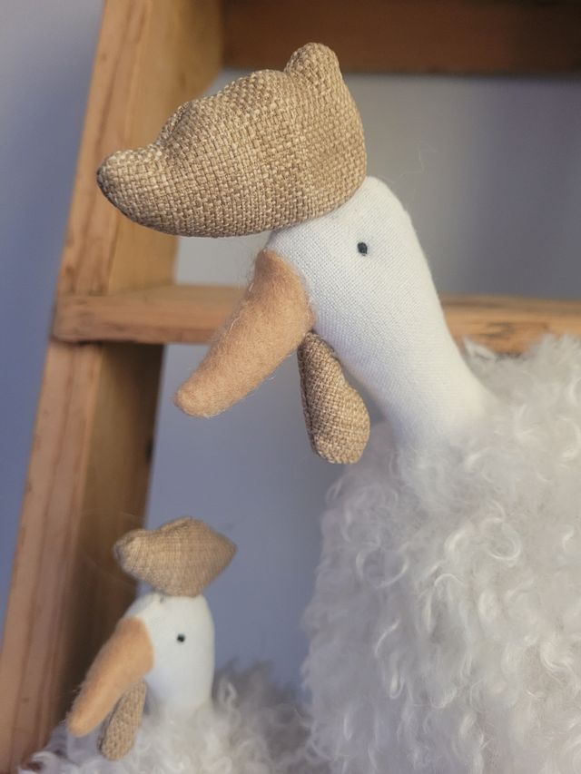 Coppia galline peluche pasquale