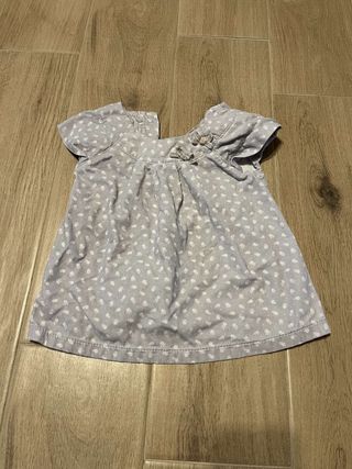 Vestito corto bambina 9-12 mesi
