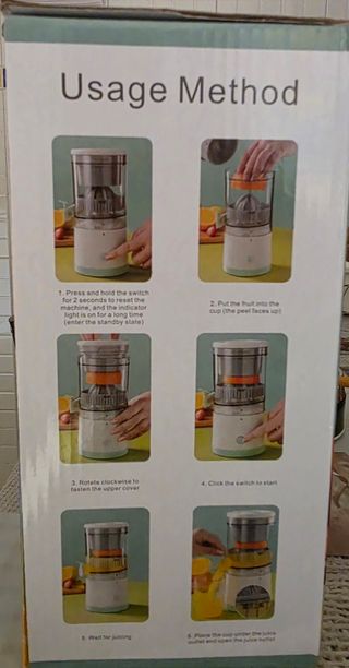 Exprimidor eléctrico portátil