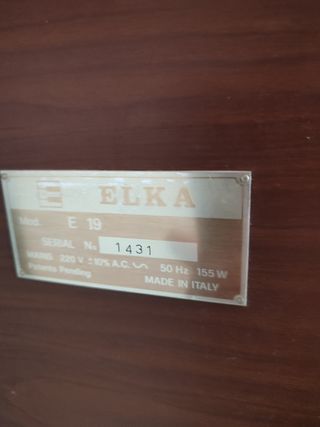 Órgano marca ELKA funcionando
