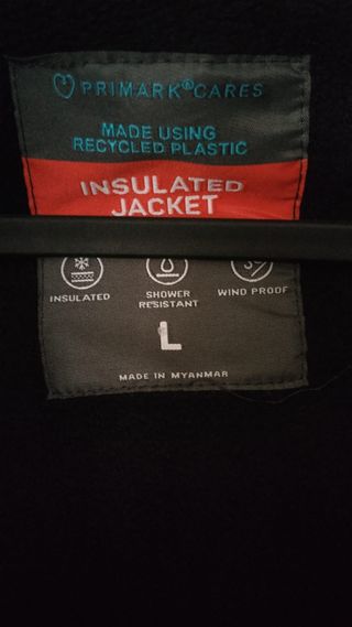 Cazadora abrigo impermeable