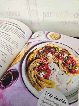 Lote 4 libros recetas saludables, vegana..