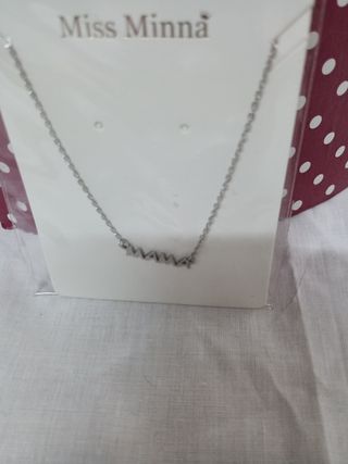 Collar acero mama