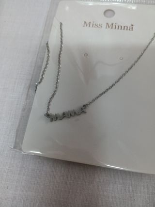 Collar acero mama