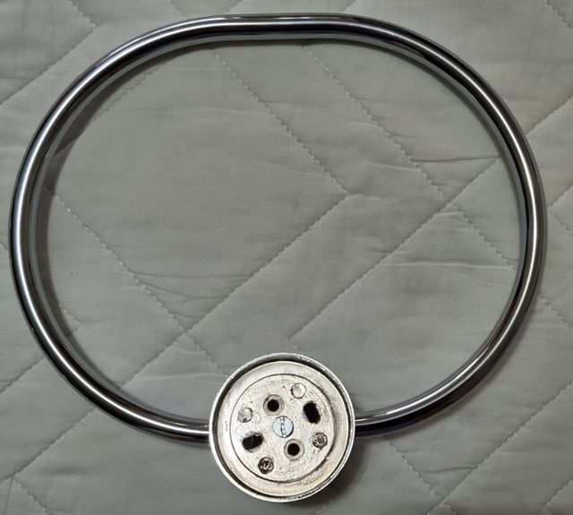 Juego de 3 toalleros de acero inoxidable