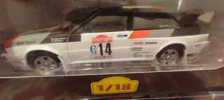 Maqueta coche metal escala 1/18 Audi rally