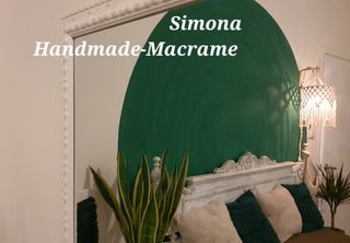 Paralume in macramè 