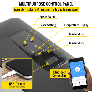Frigoriferi Auto per Viaggi Picnic, 15 L Fri