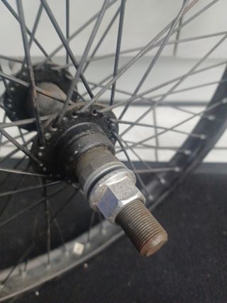 Rueda bmx eje de 14 
