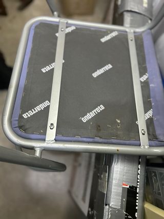 3 sillas metálicas para cocina