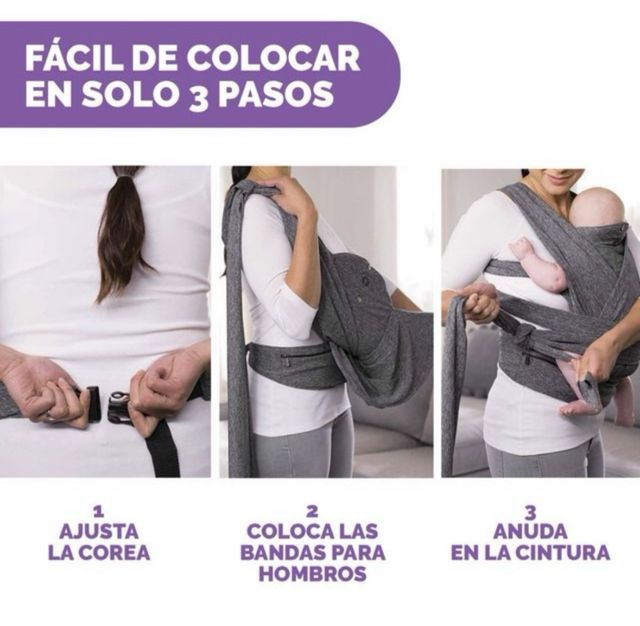 Fular de porteo boppy