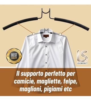 Grucce Appendiabiti Antiscivolo 6in1