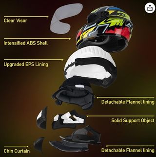 Casco de Moto Integral (NUEVO) al 50% de Descuento