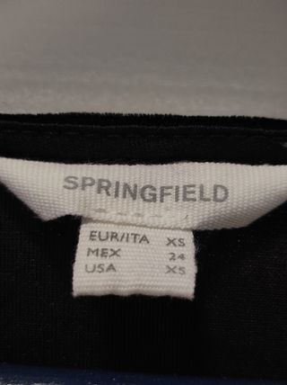 Vestido negro de fiesta de Springfield