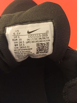 Zapatillas Nike negras 39