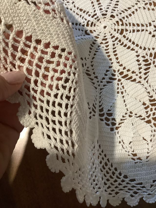 Centro tavola vintage all’uncinetto