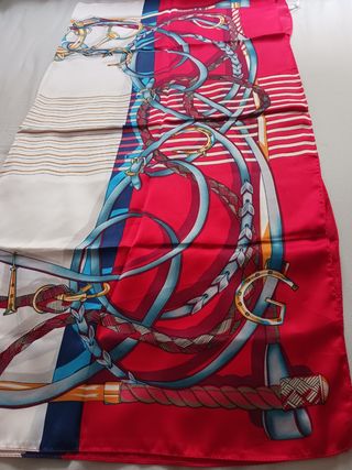 Pañuelo foulard tacto seda nuevo con etiquetas 🏷