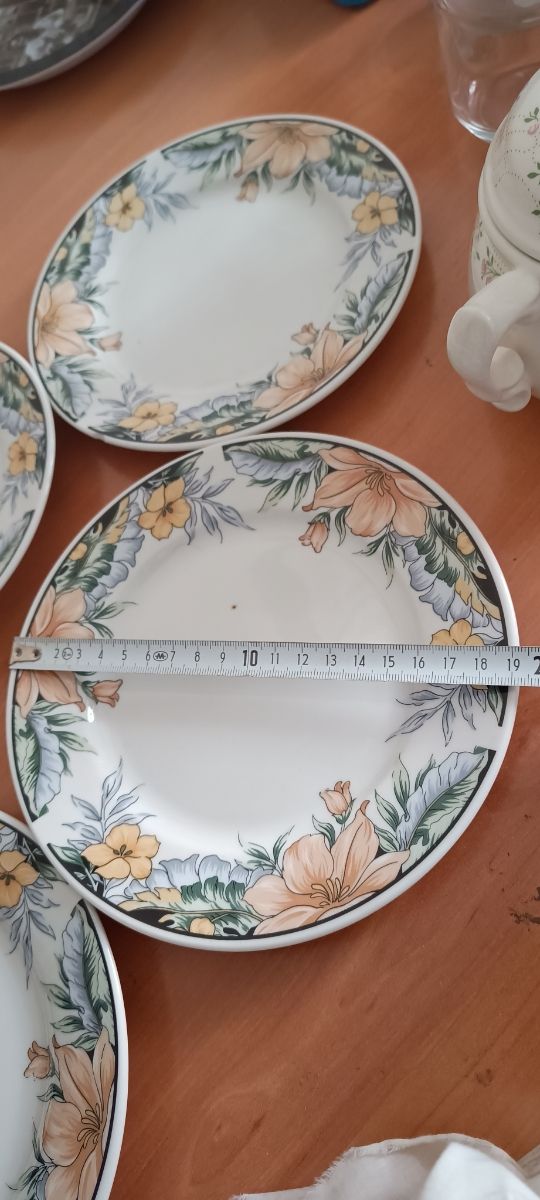 Lote platos porcelana alemana y copas