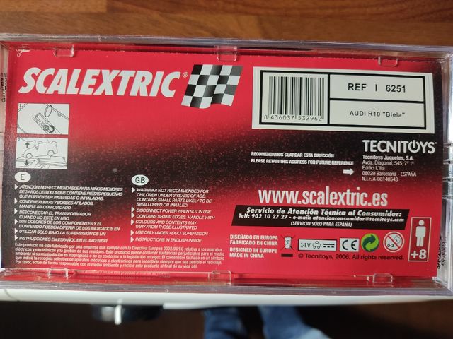 Coche Scalextric 6251 Audi R10 Biela